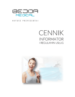 CENNIK - Bejda Medical