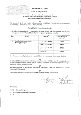 z dnia 19 listopada 2015 r.