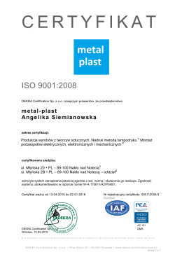 METAL-PLAST 9001 PL