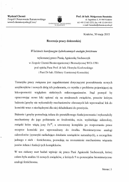 Wydział Chemii Zesp&oacute;ł Obrazowania Ramanowskiego www2