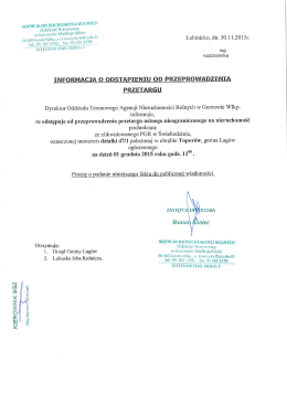 gmina Łagów - Lubuska Izba Rolnicza