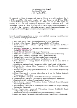 Zarządzenie nr 0050.l`t