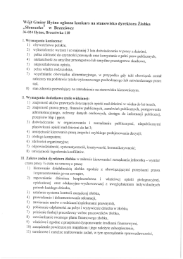 Wójt Gminy Hyżne ogłasza konkurs na stanowisko dyrektora Żłobka