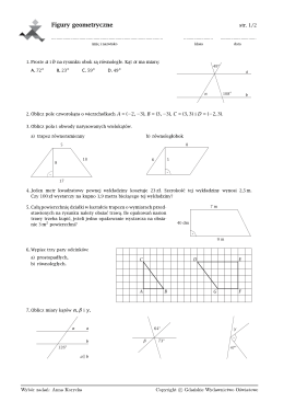 Figury geometryczne str. 1/2