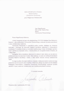 Minister Kultury i Dziedzictwa Narodowego Małgorzata Omilanowska