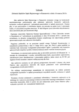 Uchwała z dnia 16.03.2015r