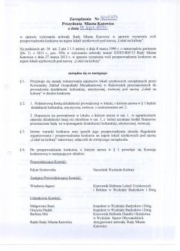 Zarządzenie Prezydenta