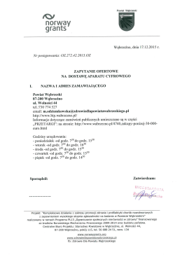 norway grants - Starostwo Powiatowe w Wąbrzeźnie