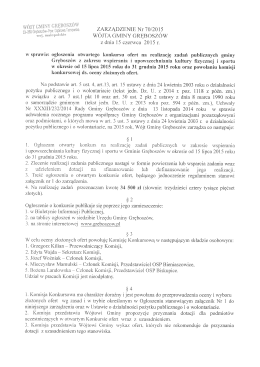 Zarządzenie Nr 70