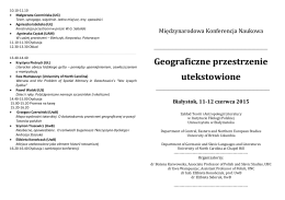 Program - Instytut Filologii Polskiej UwB