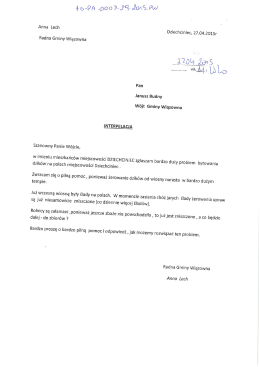 Interpelacja 29.2015 A.Lech