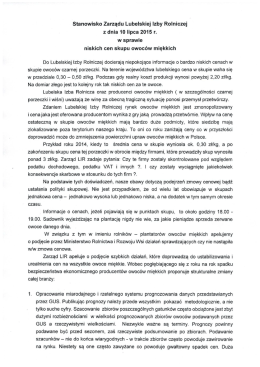 Stanowisko Zarządu Lubelskiej Izby Rolniczej