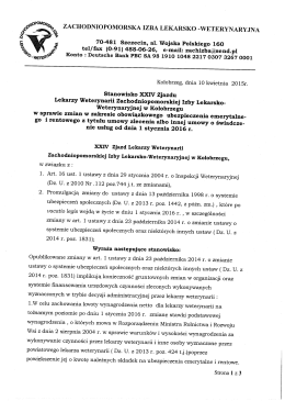 Stanowisko ZUS - Zachodniopomorska Izba Lekarsko