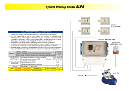 System Detekcji Gazow ALPA