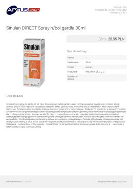 Sinulan DIRECT Spray n/ból gardła 30ml