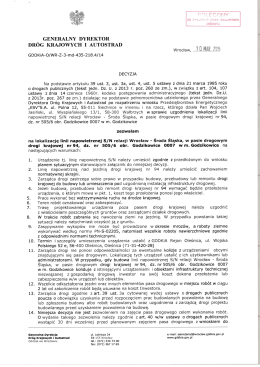 GENERALNY DYREKTOR DR&Oacute;G KRAJOWYCH I AUTOSTRAD