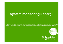 System monitoringu energii
