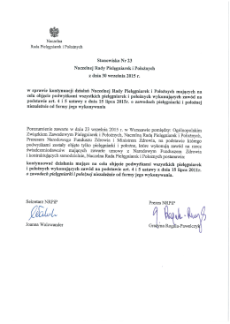 Stanowisko_Nr_23 - Naczelna Izba Pielęgniarek i Położnych