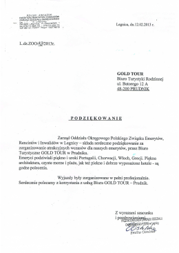 POLSKI ZWIĄZEK EMERYTÓW RENClSTÓW : lNWALIDÓW