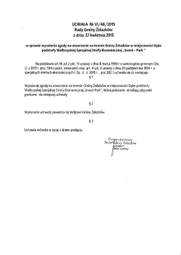 Rady Gminy Żelazk&oacute;w