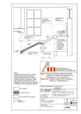 usunąć cokoły przy schodach, zeskrobać Iamperie olejne