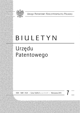 bup07_2015 - Wyszukiwarka Urzędu Patentowego