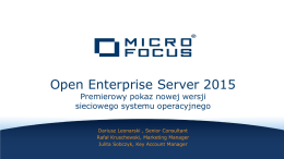 Open Enterprise Server 2015