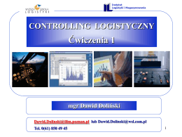 controlling logistyczny - WSL