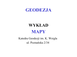 GEODEZJA MAPY
