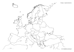 www.bajkidoczytania.pl Europa - mapa konturowa