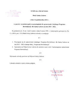 Treść uchwały