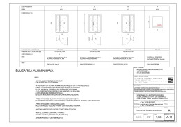 zestawienie ślusarki aluminiowej