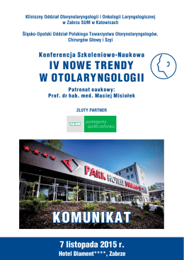 Listopad 2015 - Oddział Śląsko-Opolski Polskiego Towarzystwa