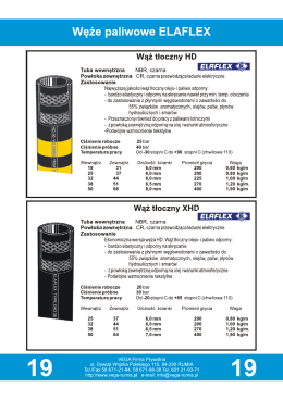 Węże paliwowe ELAFLEX