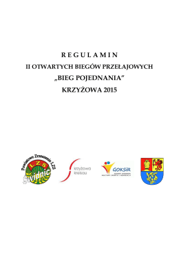 „bieg pojednania” krzyżowa 2015 - Powiatowe Zrzeszenie LZS w