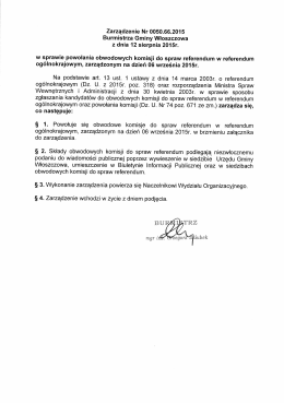 Zarządzenie Nr 0050.66.2015 - Biuletyn Informacji Publicznej