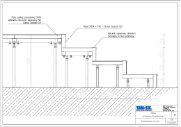 DETAL PODŁOGI PODNIESIONEJ Przekr&oacute;j przez schody 1 - Tim-ex