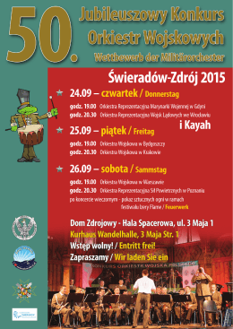 ﬁoiﬁońﬂ ewszowy Konkoirs Orkiestrr Wojskowych