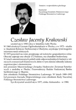 Czeslaw Jacenty Krakowski