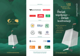 Zaproszenie - Konferencje Krakowskie