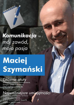 Maciej Szymański - Fundacja Każdy z nas