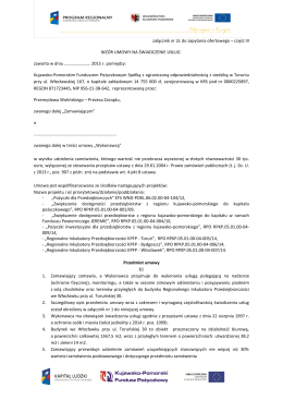Projekt umowy III część ochrona - aktualna wersja z 24.09.2015 r.