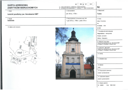 kościół parafialny pw. Narodzenia NMP POł- X1" W¬ 1784 r