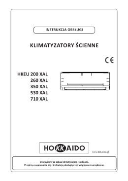 klimatyzator ścienny HKEU XAL