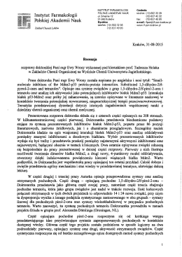 Recenzja - prof. dr hab. Andrzej Bojarski