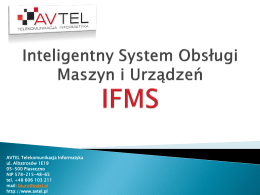 Inteligentny System Obsługi Maszyn i Urządzeń IFMS