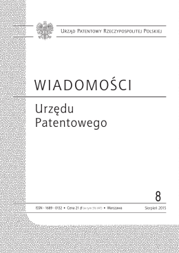 Wiadomości - Wyszukiwarka Urzędu Patentowego Rzeczypospolitej