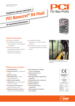 PCI Nanocret ® R4 Fluid