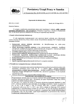 Powiatowy Urząd Pracy w Sanoku