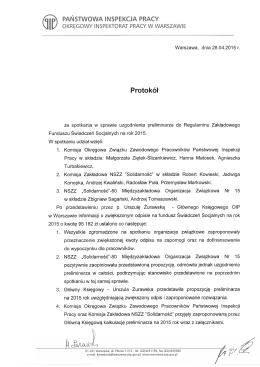 GE PAŃSTWOWA lNSPEKCJA PRACY